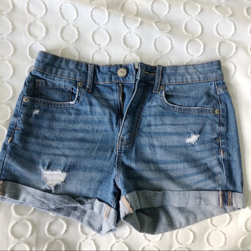 high waisted shorts